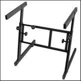 Folding-Z Keyboard Stand, Single Tier